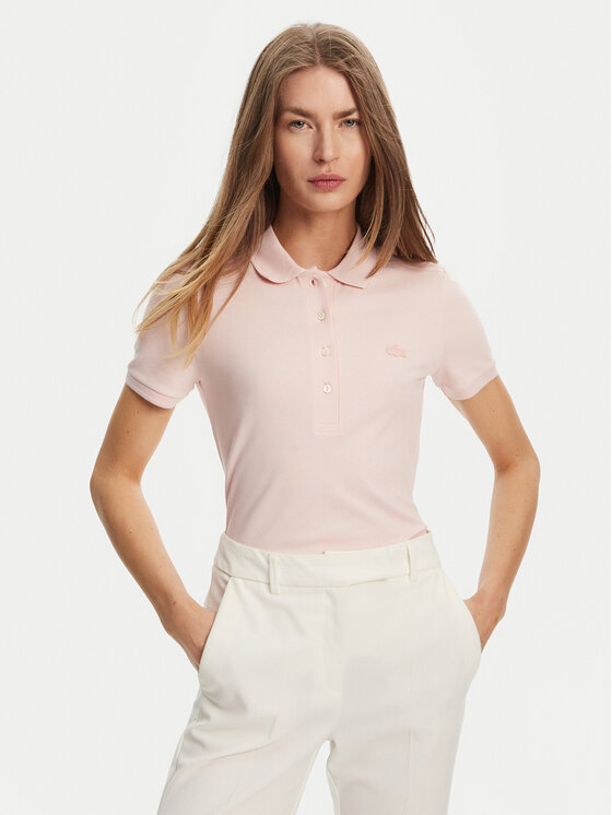 Lacoste Lacoste Tricou polo PF5462 Roz Slim Fit