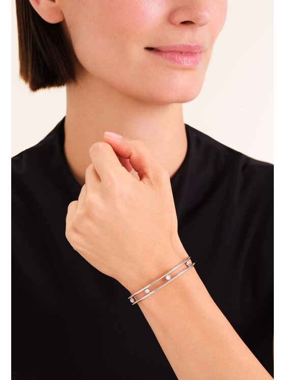 Rosefield Rosefield Bransoletka Playful Diamonds Srebrny