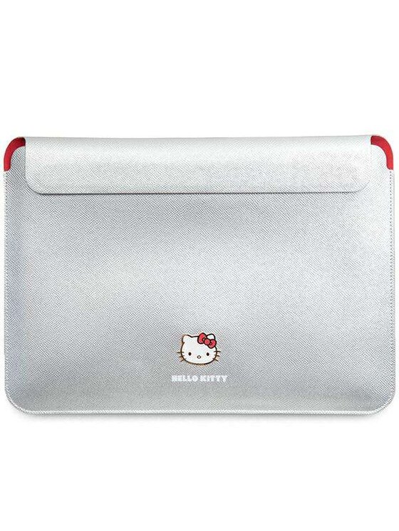 Torba na laptopa Hello Kitty, Srebrna, HKCS14PGHDLMS