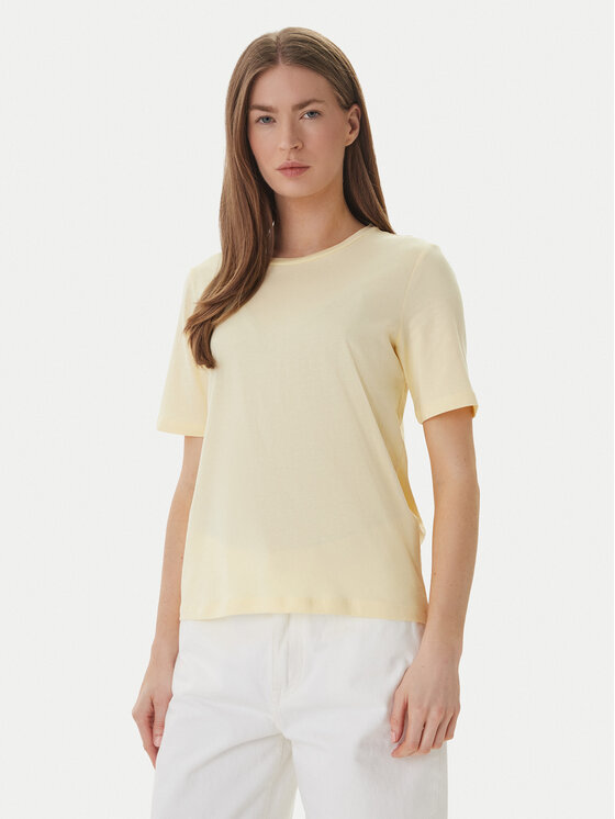 ONLY ONLY T-krekls 15270390 Dzeltens Regular Fit