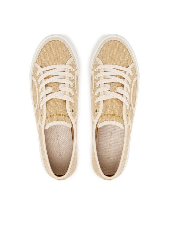 Tommy Hilfiger Tommy Hilfiger Гуменки Platform Vulc Piping FW0FW09394 Жълт