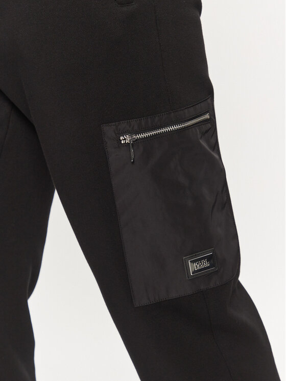 KARL LAGERFELD KARL LAGERFELD Jogginghose 705071 551900 Schwarz Regular Fit