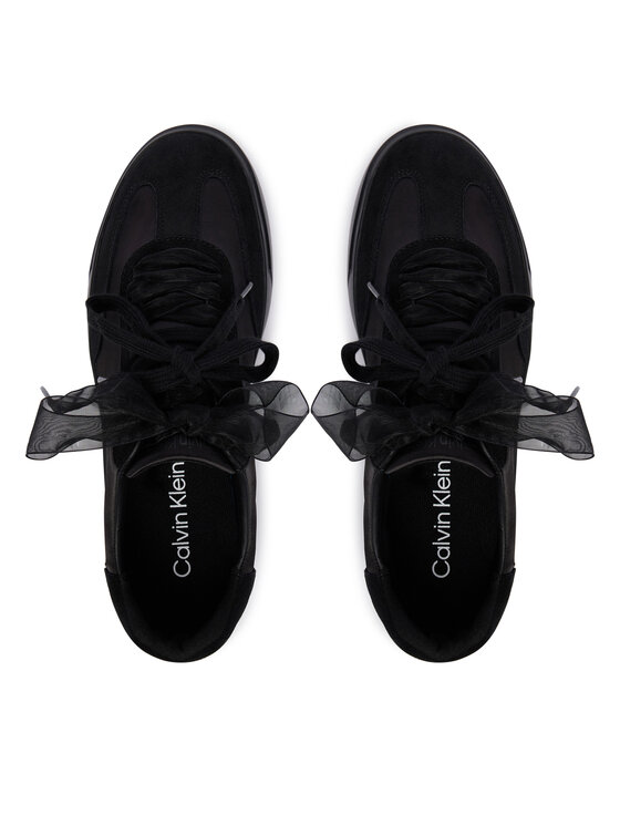 Calvin Klein Calvin Klein Sneakers Low Pro Cupsole Wt Satin Mix HW0HW03288 Schwarz