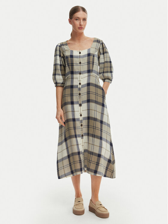 Barbour Barbour Φόρεμα καθημερινό Ballina LDR1014NY51 Μπεζ Regular Fit