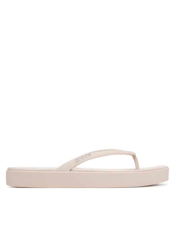 Crocs Crocs Žabky Miami Square Flatform Flip 214161 Hnědá