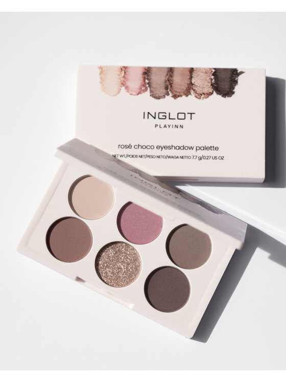 INGLOT INGLOT Rosé Choco Playinn Paleta cieni do powiek 09