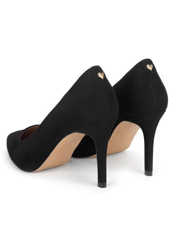 DeeZee DeeZee Pantofi cu toc subțire WYL3660-7 Negru