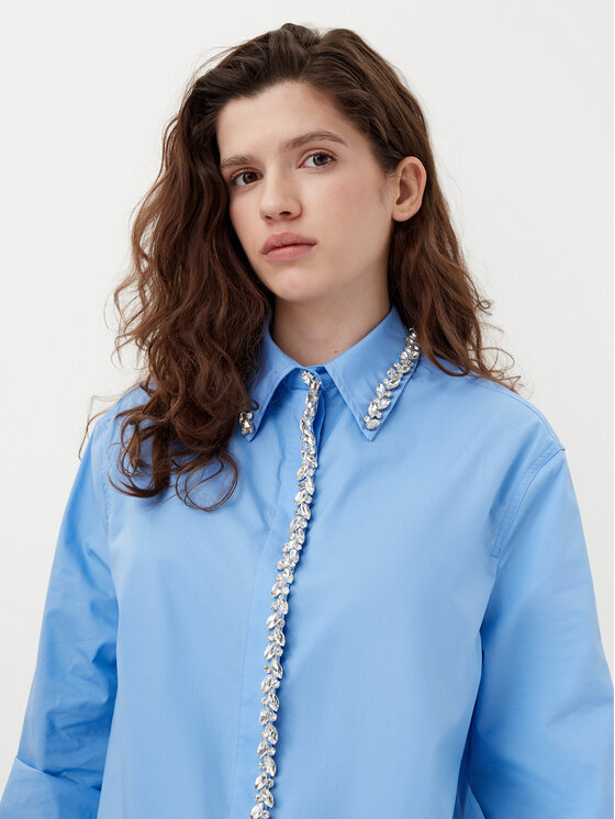 Motivi Motivi Cămașă 5356W000379N Albastru Relaxed Fit
