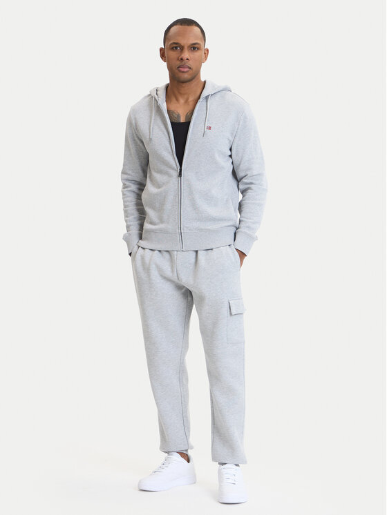 Napapijri Napapijri Mikina Balis NP0A4HHV Šedá Regular Fit