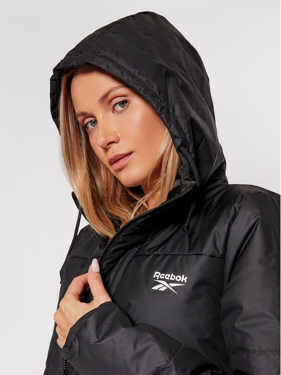 Reebok Reebok Преходно яке Thermowarm+Graphene GU5770 Черен Regular Fit