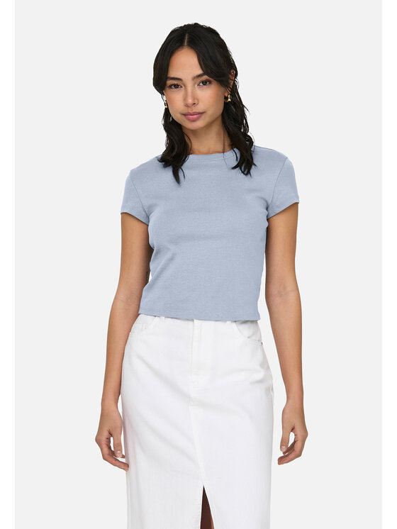 ONLY ONLY Top 15320229-SOF Turchese Regular Fit