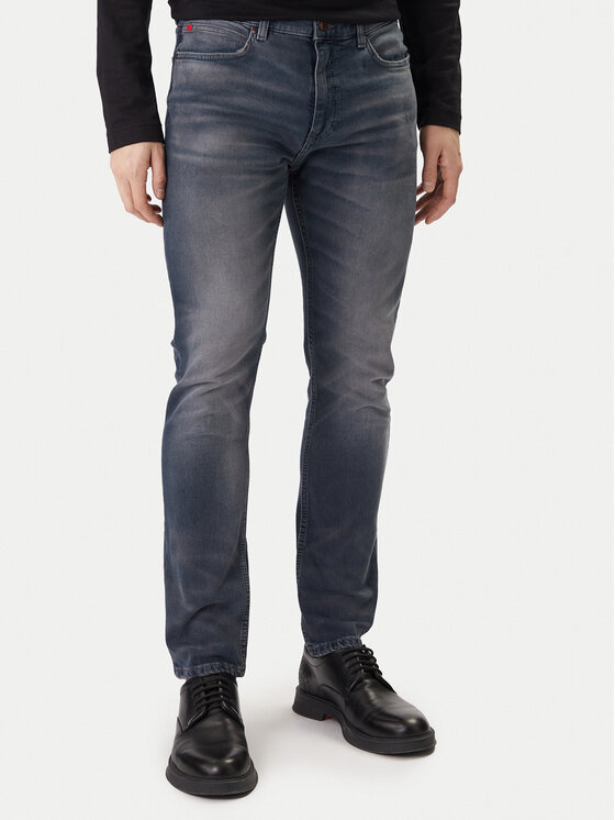 HUGO HUGO Jeansy 50555167 Modrá Regular Fit