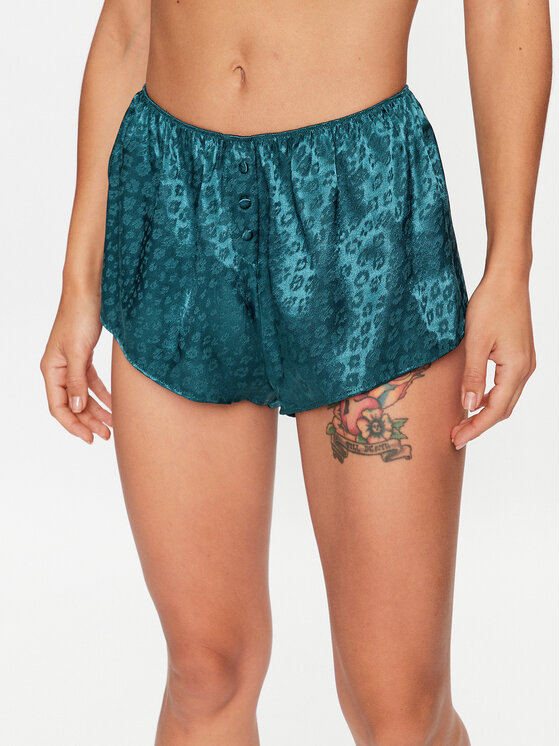 Hunkemöller Pantaloncini del pigiama 203229 Turchese Comfortable Fit, taglia : XXL
