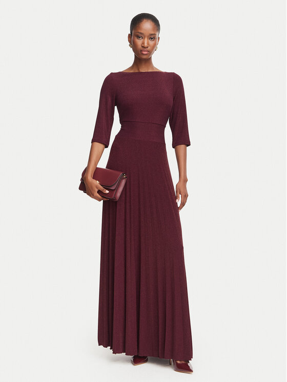 Rinascimento Rinascimento Abendkleid CFC0130545003 Dunkelrot Regular Fit