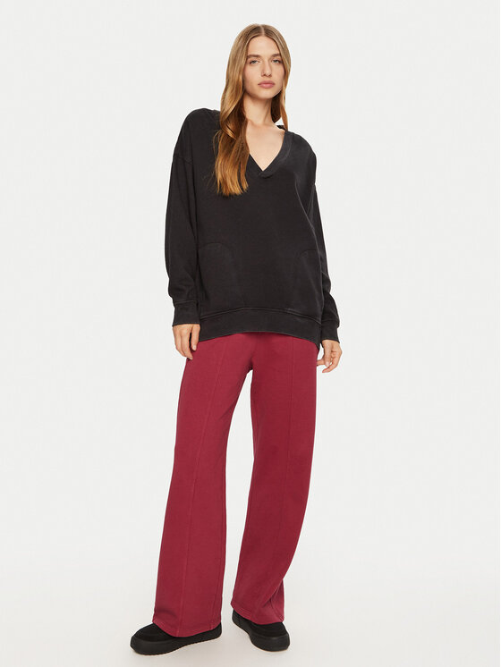 Champion Champion Μπλούζα 117636 Μαύρο Oversize