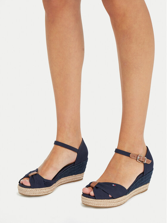 Tommy Hilfiger Tommy Hilfiger Espadrile FW0FW04785 Tamnoplava