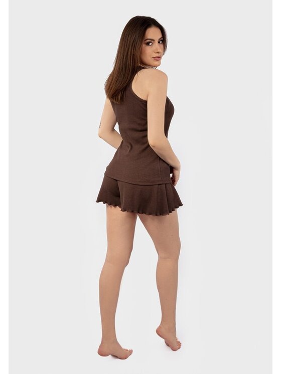 DKaren Sport DKaren Sport Dres DK-K-P1 Brązowy Classic Fit