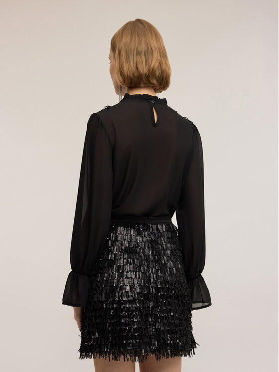 Motivi Motivi Blusa 2072Q001979N033 Nero Regular Fit