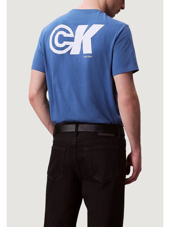 Calvin Klein Jeans Calvin Klein Jeans T-shirt SS 20S CK SPORT LOGO Blu Casual Fit