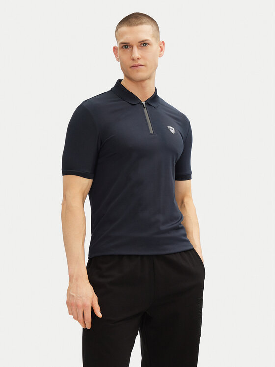 EA7 Emporio Armani EA7 Emporio Armani Polokošile 8NPF13 PJRGZ 1562 Tmavomodrá Regular Fit