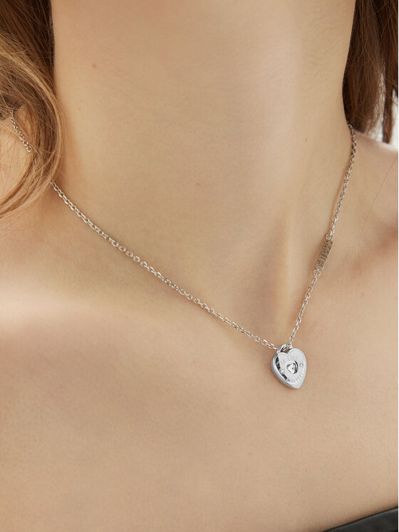 Guess Guess Kaelakee JUBN05 056JW Hõbedane