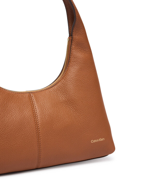 Calvin Klein Calvin Klein Handtasche Slouchy Leather Shoulder Bag LV04F3657G Hellbraun