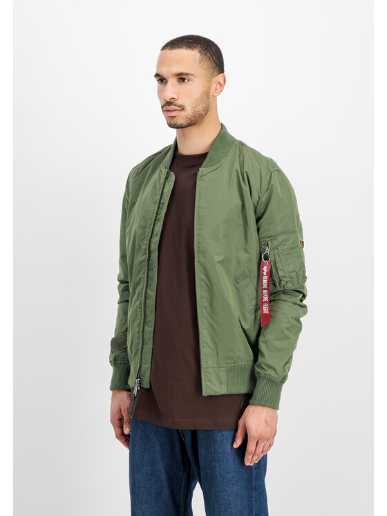 Alpha Industries Alpha Industries Kurtka bomber AI.191103-01-4XL Zielony Slim Fit