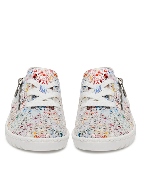 Rieker Rieker Nizki čevlji M2306-90 Bela