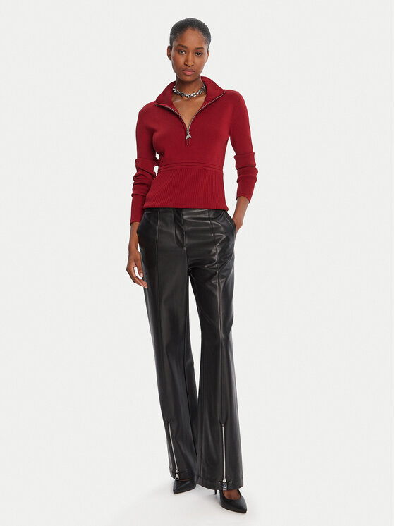 Patrizia Pepe Patrizia Pepe Svetr 8K0323 K274 Červená Regular Fit