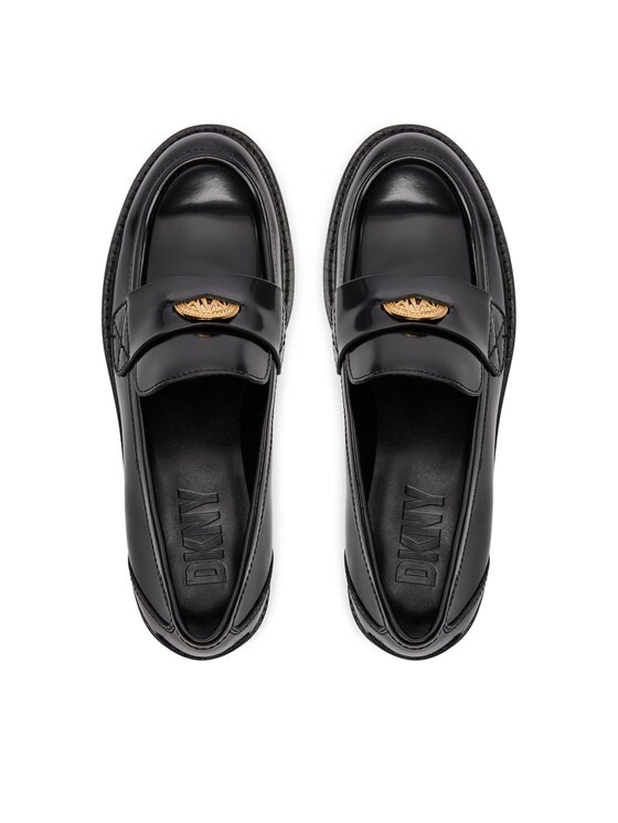 DKNY DKNY Loafersy Penny K1434520 Černá