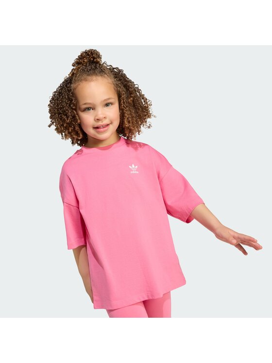 adidas adidas Dres 152159 Różowy Fitted Fit