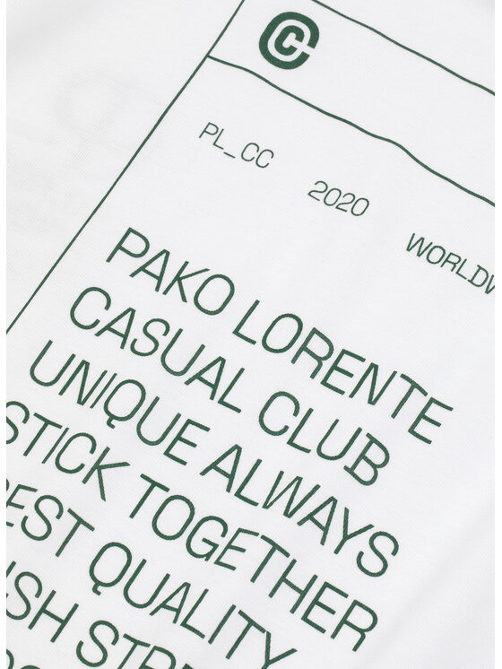 Pako Lorente Pako Lorente Longsleeve C21WF-TL-05 Biały Oversize