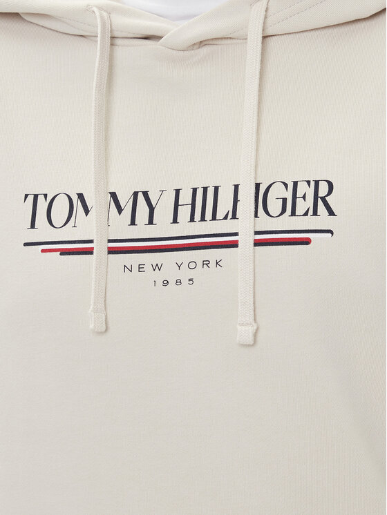 Tommy Hilfiger Tommy Hilfiger Bluza Brand Love MW0MW40534 Beżowy Regular Fit