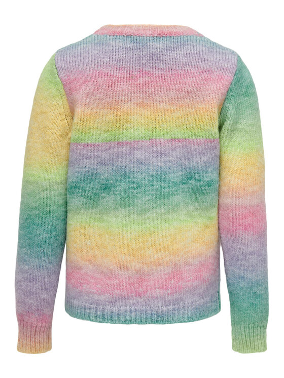 Kids ONLY Kids ONLY Džemper Rainbow 15273007 Šarena Regular Fit