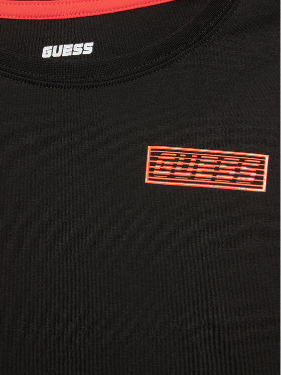 Guess Guess Bluzka L3BI34 I3Z14 Czarny Regular Fit