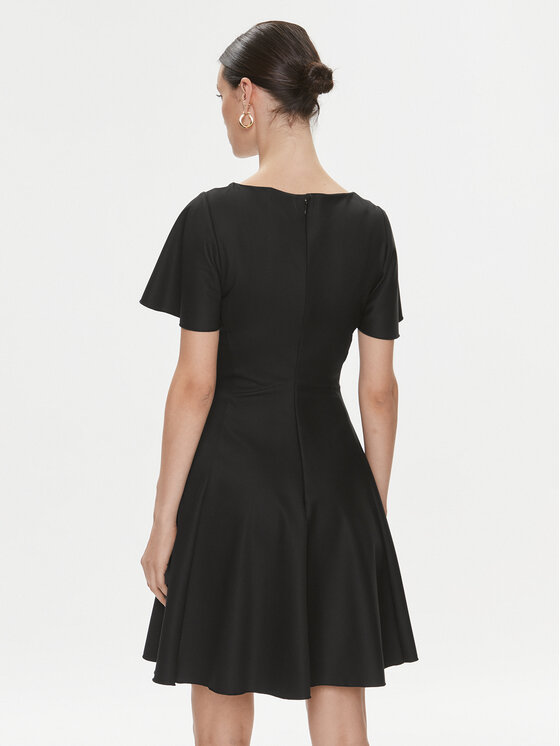 Trussardi Trussardi Ежедневна рокля 56D00771 Черен Regular Fit