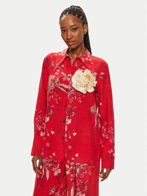 ViCOLO ViCOLO Hemd TB1273 Rot Regular Fit