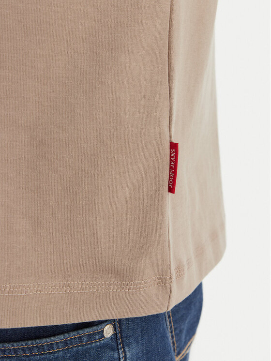 JOOP! Jeans JOOP! Jeans Marškinėliai JJJ-Lei 30101979 Smėlio Regular Fit