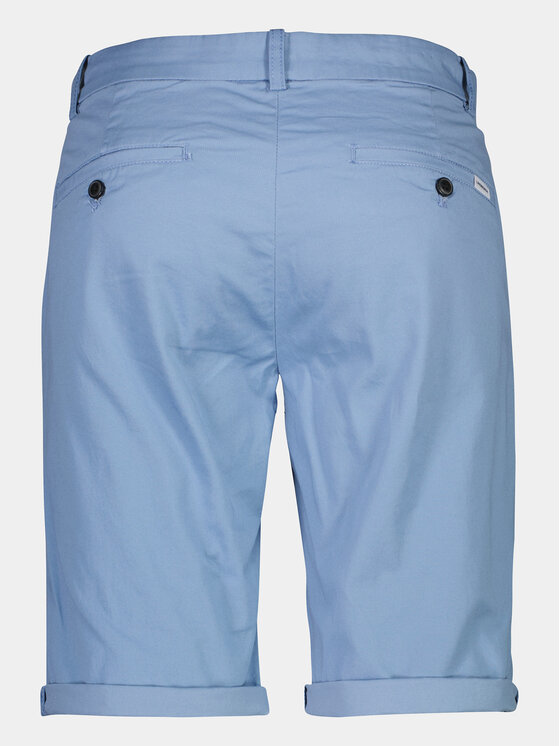 Lindbergh Lindbergh Szorty materiałowe 30-505044 Niebieski Slim Fit