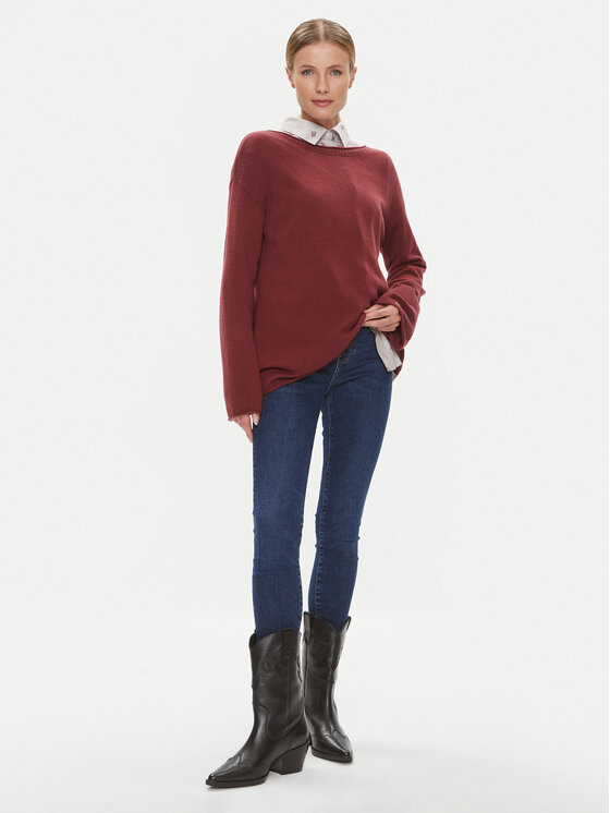 Tommy Hilfiger Tommy Hilfiger Džemper WW0WW39890 Crvena Relaxed Fit