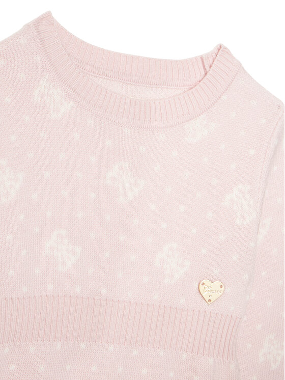 Guess Guess Rochie tricotată K6BK07 Z1307 Roz deschis Regular Fit