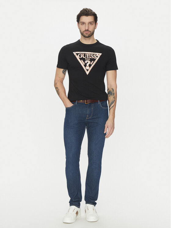 Guess Guess Blugi M5GA27D5MZ1 Gri Regular Fit