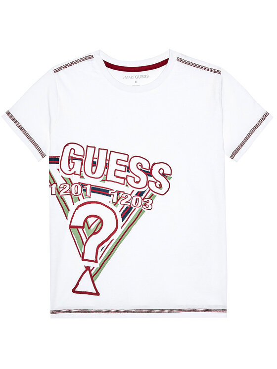 Guess Guess Tričko L0BI02 I3Z11 Biela Regular Fit
