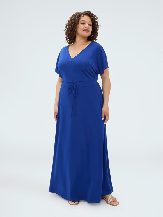 Fiorella Rubino Fiorella Rubino Sukienka wieczorowa 7002L001300N024 Niebieski A-Line Fit