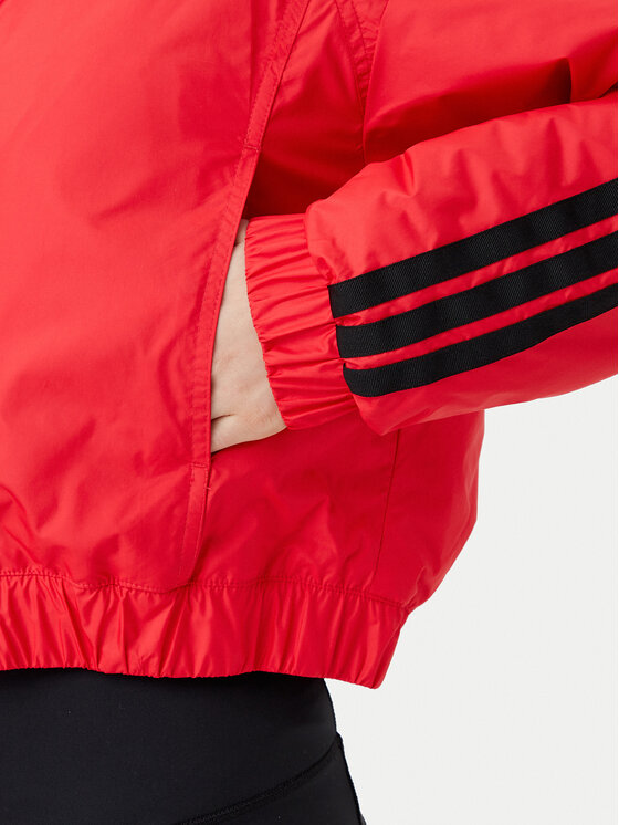 adidas adidas Geacă bomber Essentials 3-Stripes JP1724 Roșu Loose Fit