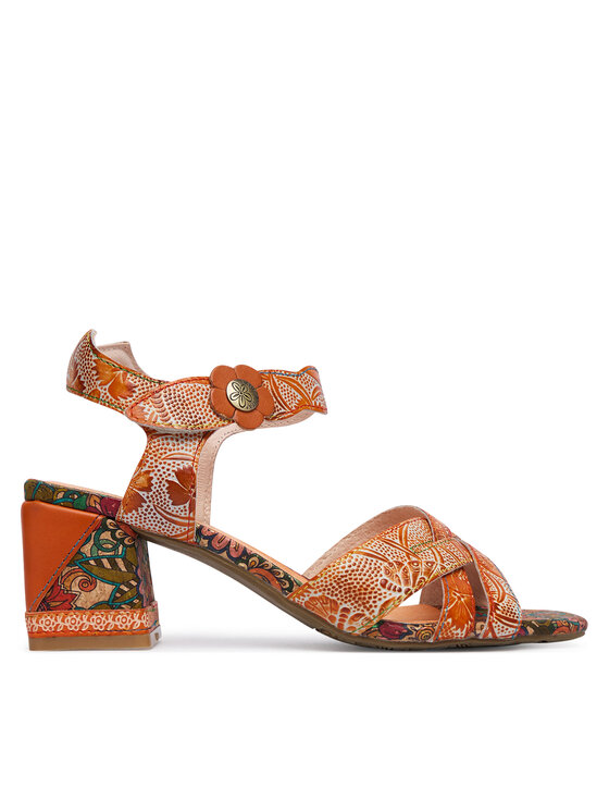 Laura Vita Sandały Jacqueso 03 Brązowy