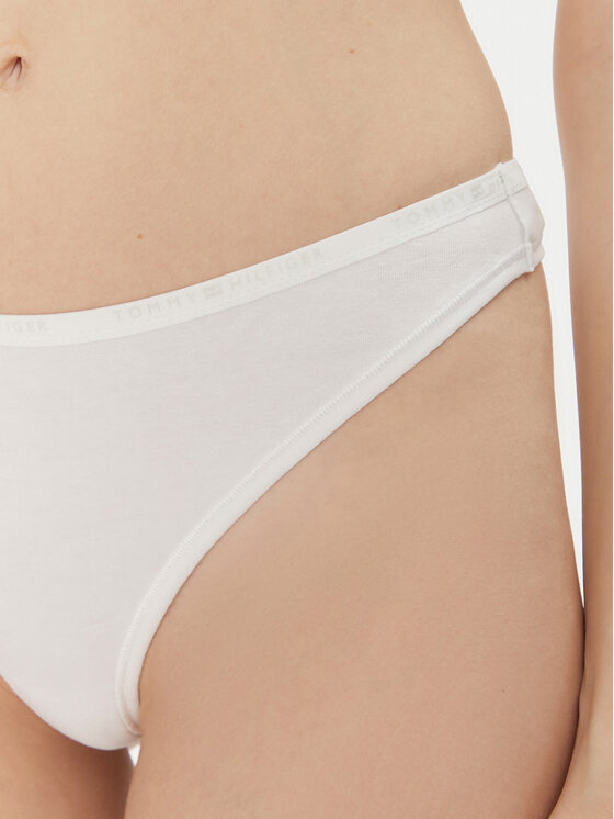 Tommy Hilfiger Tommy Hilfiger Stringi UW0UW05741 Biały
