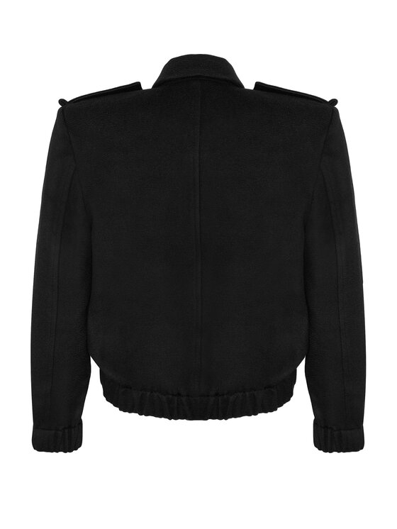 Magda Matyja Magda Matyja Kurtka damska JACKIE JACKET Czarny Regular Fit