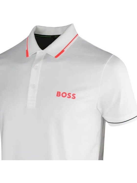 HUGO BOSS HUGO BOSS Polo 50506203 Biały Slim Fit