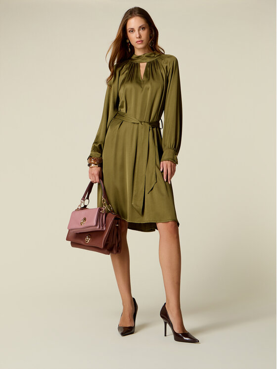 Oltre Oltre Vestito da giorno 7087J000980N0H5 Verde A-Line Fit